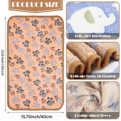 Tatuo dog blanket paw pink pattern offers gentle warmth for pets.