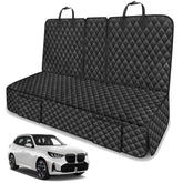 TAUYANG dog seat cover on BMW backseat with precise fit.