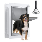 TBC PET Dog Door in wall steel frame showing durable construction for daily pet access