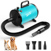 TBC PET Dog Dryer front view shows compact, stable base for steady grooming.