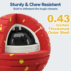 TBC PET Interactive Dog Ball gentle mode provides soft shaking for shy dogs