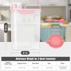 TBMax airtight snap-lock lid ensuring secure freshness for pet food