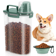 TBMAXS 3lbs storage container with spout lid for easy pouring and freshness