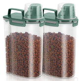 TBMAXS pine green dog food container with pour spout for easy portioning.