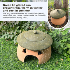 Tbpro reptile cave’s natural look blends with outdoor garden spaces.