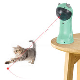 TBTeek cat toy in green with automatic motion for engaging indoor play.