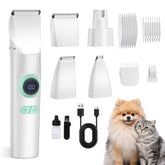 TBTeek dog clippers with LED light illuminate grooming areas for precise trims