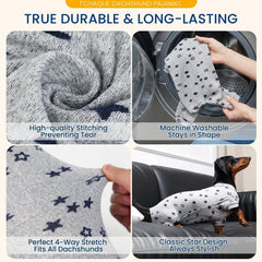 T'CHAQUE durable potty-friendly pjs keep messes minimal during breaks.