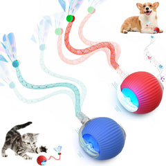 Tchernt Speed 2.0 Tail cat ball front view for interactive play