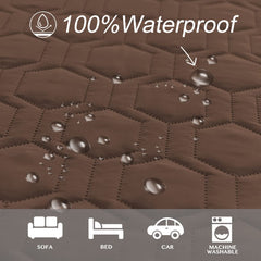 Tcksstex anti-slip underlayer keeps blanket in place for pets.