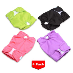 Teamoy dog diaper wrap with adjustable belly band for a secure fit.