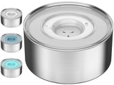 Techphardo one-gallon slobber-stopper dog water bowl with ample capacity for long use.