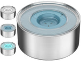 Techphardo Slobber Stopper bowl front view with splash-proof design for mess-free drinking