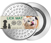 Techphardo stainless steel lick mat dual-wall construction provides durable chew resistance.