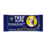 TEEF FOR LIFE Protektin42 bottle pour for easy daily dosage and dental care.