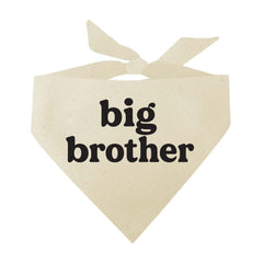 Tees and Tails big brother dog bandana in natural cotton for daily wear
