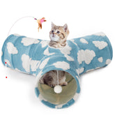 Tempcore cat tunnel extended view shows a 3-way layout for active play.