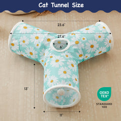 Tempcore cat tunnel peephole entrance encourages curious cats to explore safely.