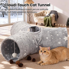 Tempcore durable tunnel uses tear-resistant polyester around a sprung-steel frame