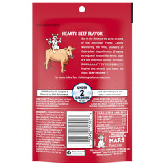 Temptations soft beef treats with stay-fresh pouch for convenient rewards.