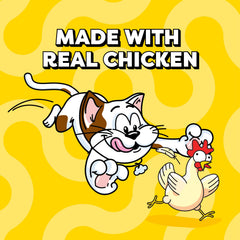 Temptations lickable cat treats encourage bonding when fed by hand.