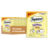 Temptations Kitten Treats dual-texture crunch and soft bite, perfect reward for growing kittens