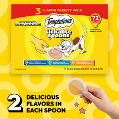 Temptations Lickable Spoons closeup of creamy puree texture for picky eaters
