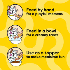 Temptations Puree Senior Cat Treats: soft chicken puree ideal for seniors