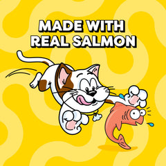 Temptations squeezable cat treat hand-feeding image highlighting bonding moments
