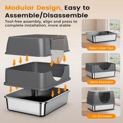 Tenizo large enclosure, roomy space for bigger cats.