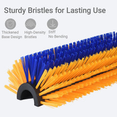 TERPUP bristles detail firm nylon bristles for deep itch relief
