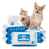 Tetesol dog wipes six-pack for on-the-go grooming and freshening