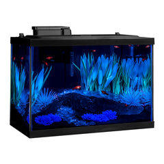 Tetra ColorFusion Wonderland plant multipacks glow under LED light.