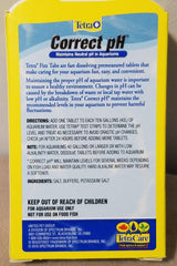 Tablets inside bottle emphasizing easy dosing for aquarium pH control