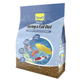 TetraPond Spring and Fall Diet sticks in packaging for easy pond feeding.