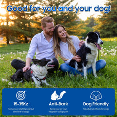 Tetra Ultrasonic Bark Deterrent in outdoor use for yard training