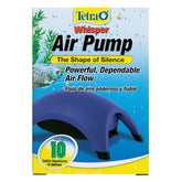 Tetra Whisper 10-gallon air pump front view showing compact aeration device