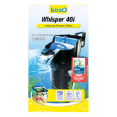Tetra Whisper 40i internal filter provides quiet, compact filtration inside the aquarium.