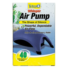 Tetra Whisper Air Pump front view showing the compact dome for quiet operation