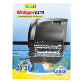 Tetra Whisper EX30 filter outflow creates gentle water movement to improve aeration.