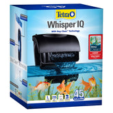 Tetra Whisper IQ 45 filter with self-priming motor for easy setup and quiet operation.
