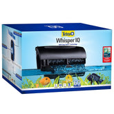 Tetra Whisper IQ Power Filter in use, showcasing quiet operation for a peaceful aquarium.