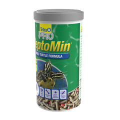 TetraFauna Pro ReptoMin Pro Sticks shrimp-enriched bites add protein variety.