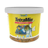 Tetramin Tropical Flakes bottle showing balanced nutrition for tropical fish