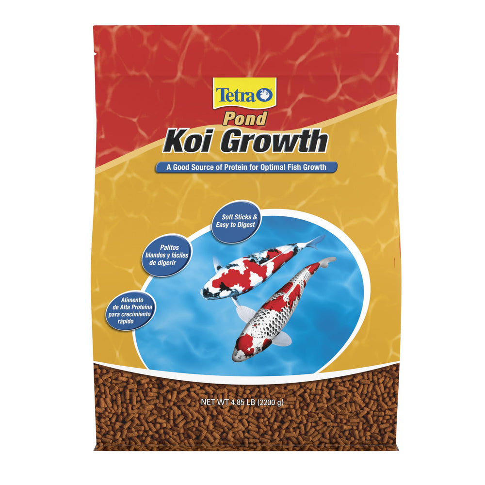 TetraPond Koi Growth soft sticks for easy feeding and growth.