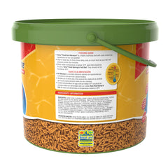 TetraPond Koi Vibrance fish-feeding-action demonstrates easy digestibility for pond fish.