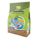 TetraPond Pond Sticks bottle pour for easy feeding of pond fish.