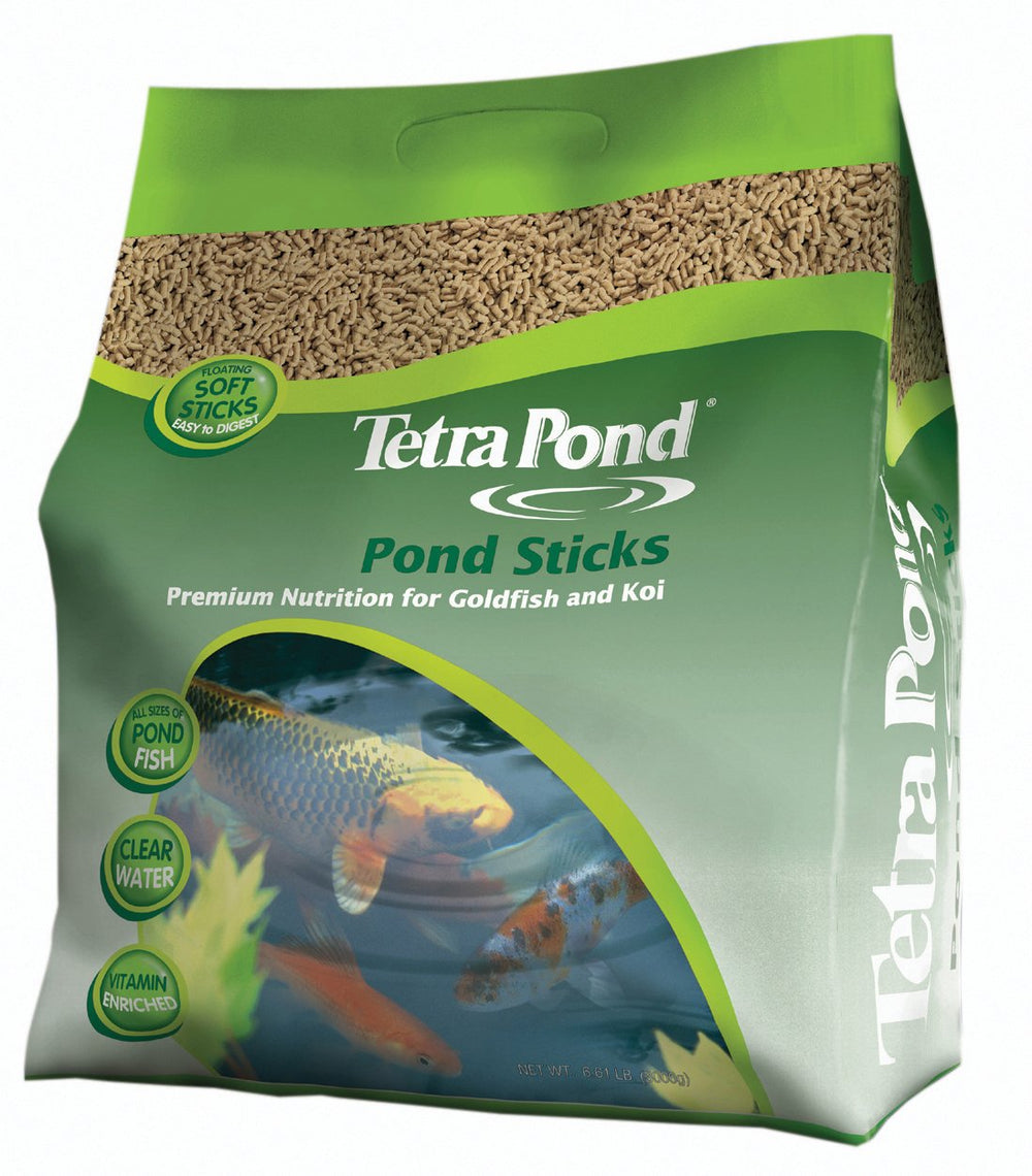 TetraPond Pond Sticks, soft and digestible nutrition for koi and goldfish.
