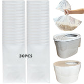 TeurWone 30-pack litter liners for IRIS top-entry, ready for quick replacement.