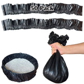 TeurWone litter box liners with hooded compatibility for clean disposal